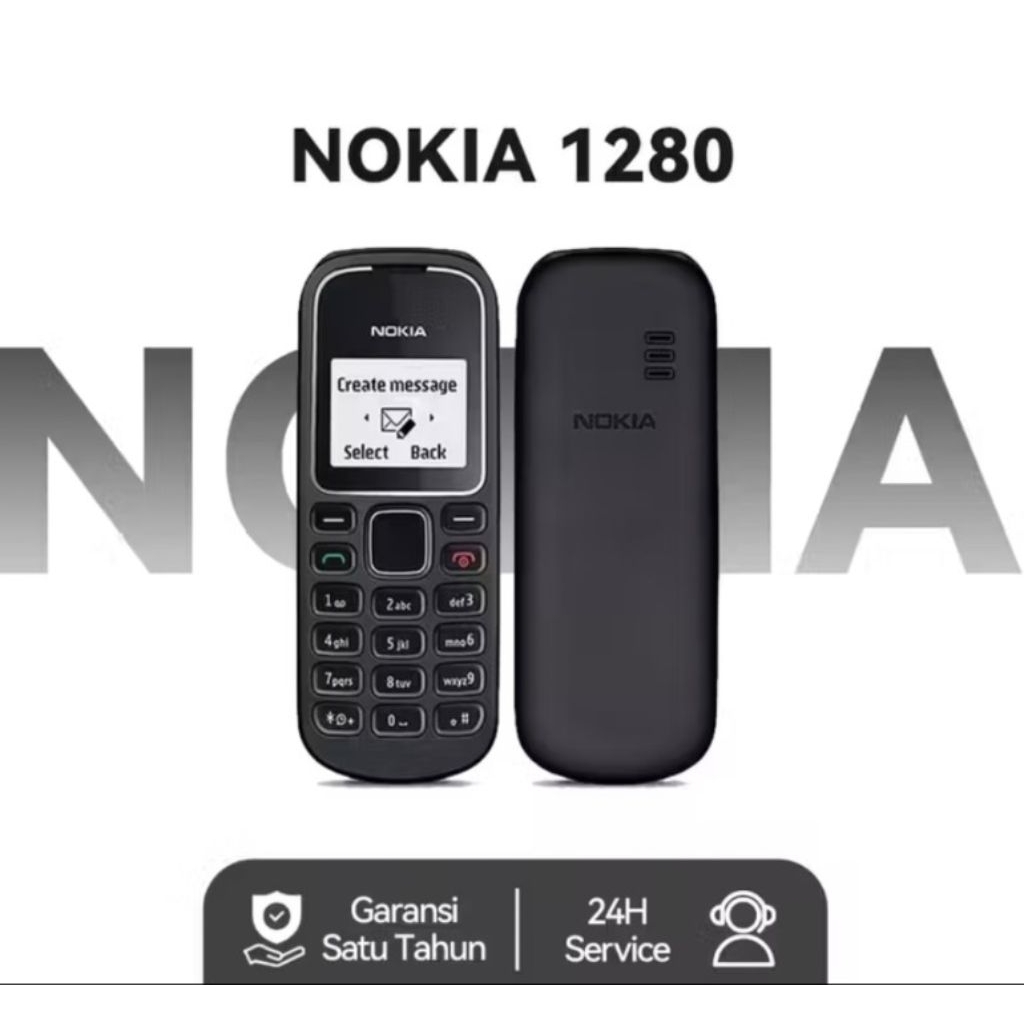 Hp Nokia Original 1280 Fullset Jadul Murah