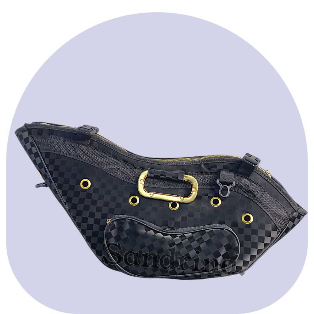 TAS KISO AYAM BANGKOK BAHAN KULIT 3 DIMENSI ANTI AIR PREMIUM IMPORT TAS SELEMPANG KISO AYAM PETARUNG