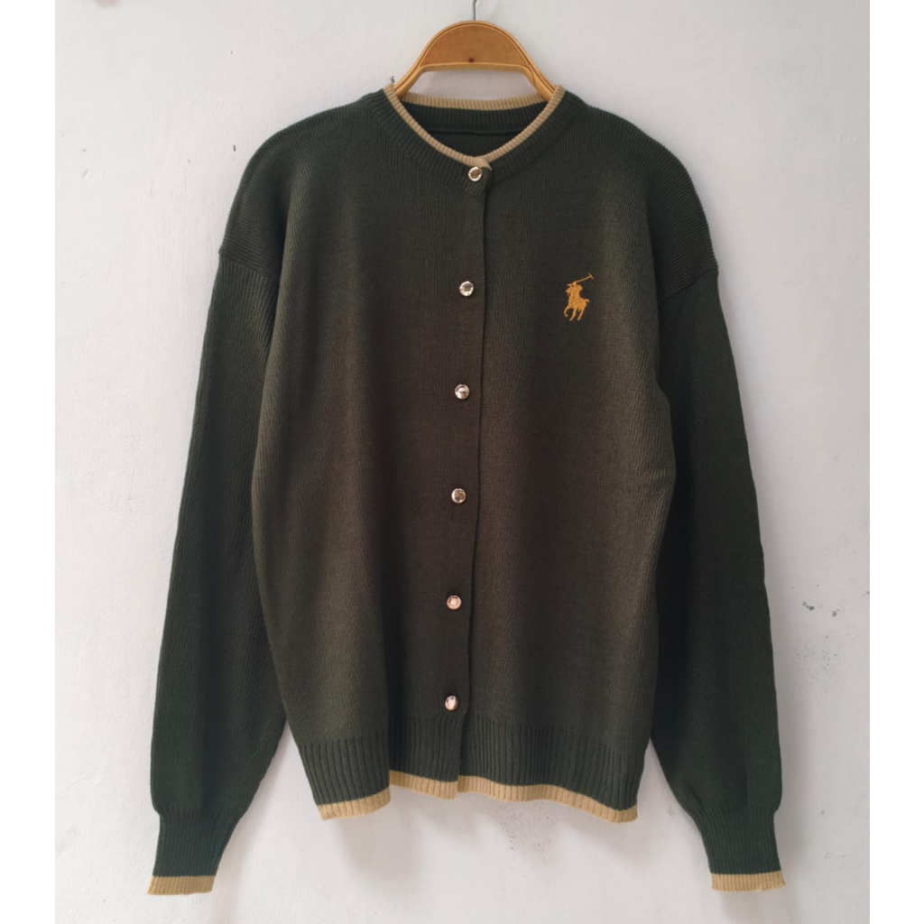 Outer cardigan bahan kaos motif printed