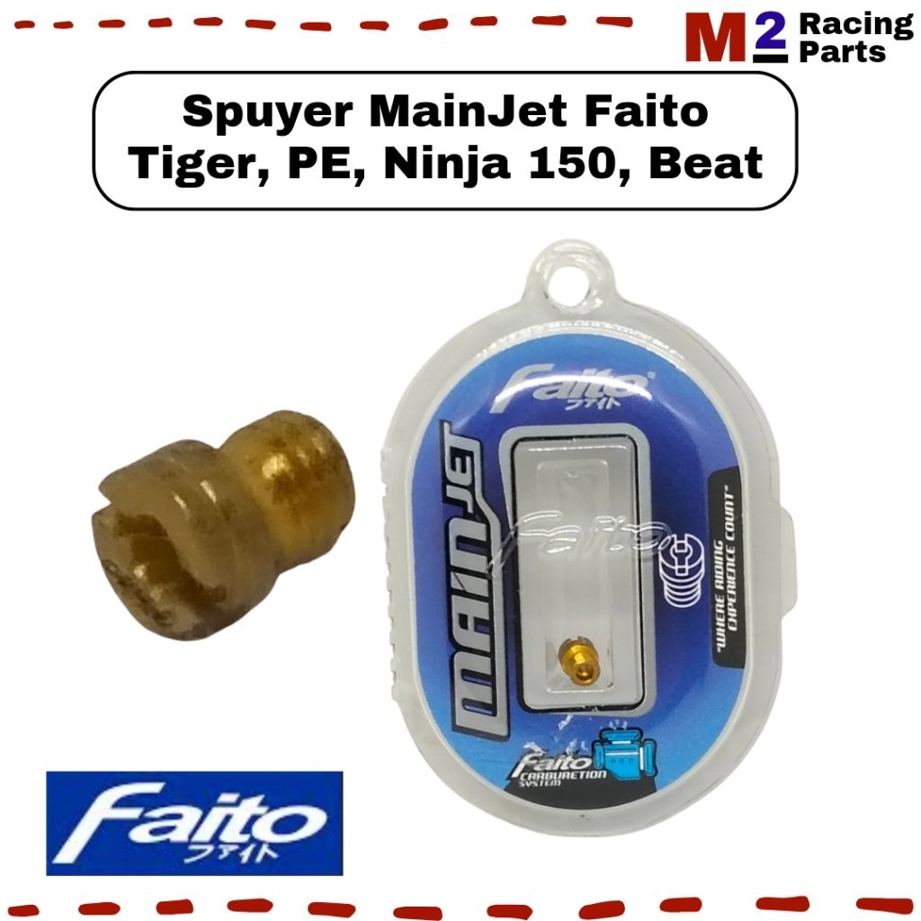 Spuyer Main Jet Faito Tiger Karburator PE Ninja 150 Beat