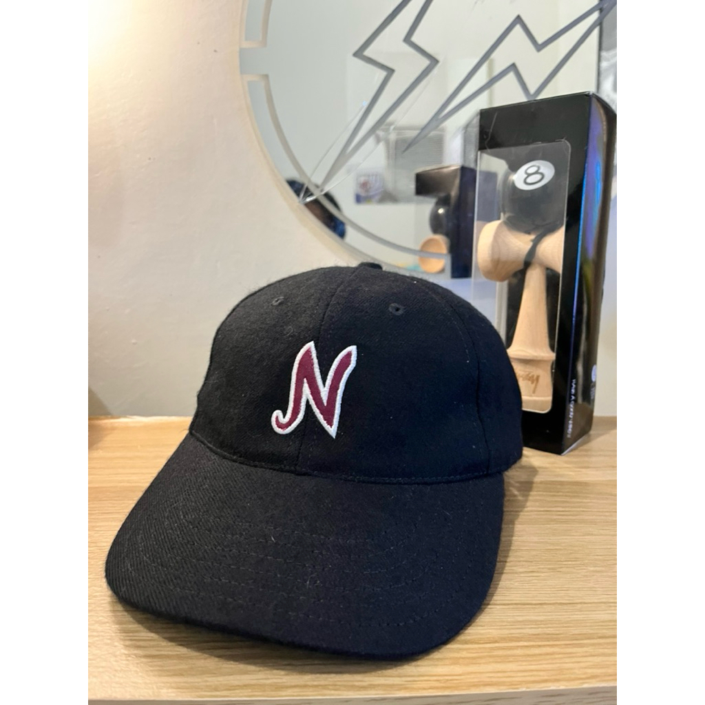 NOAH CLOTHING N LOGO WOOL CAPS