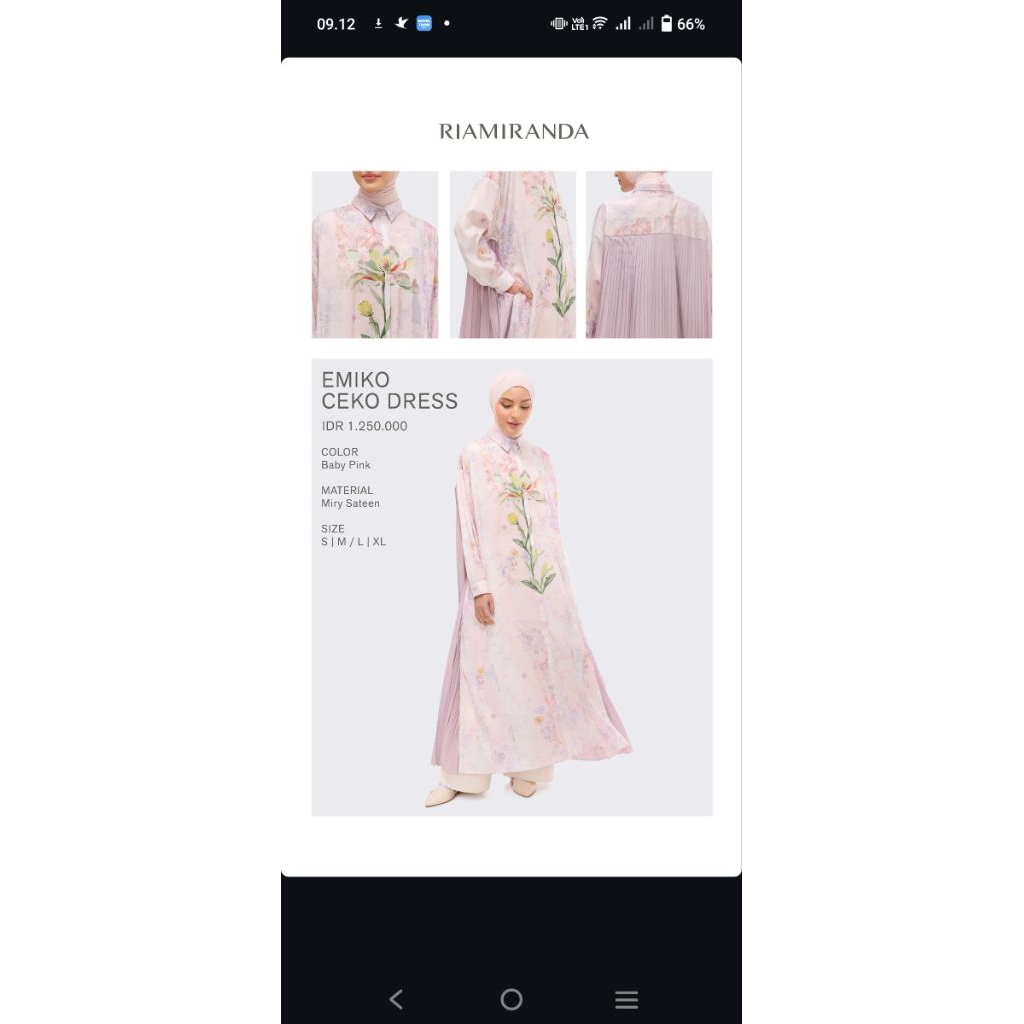 Emiko Ceko Dress by Ria Miranda raya collection