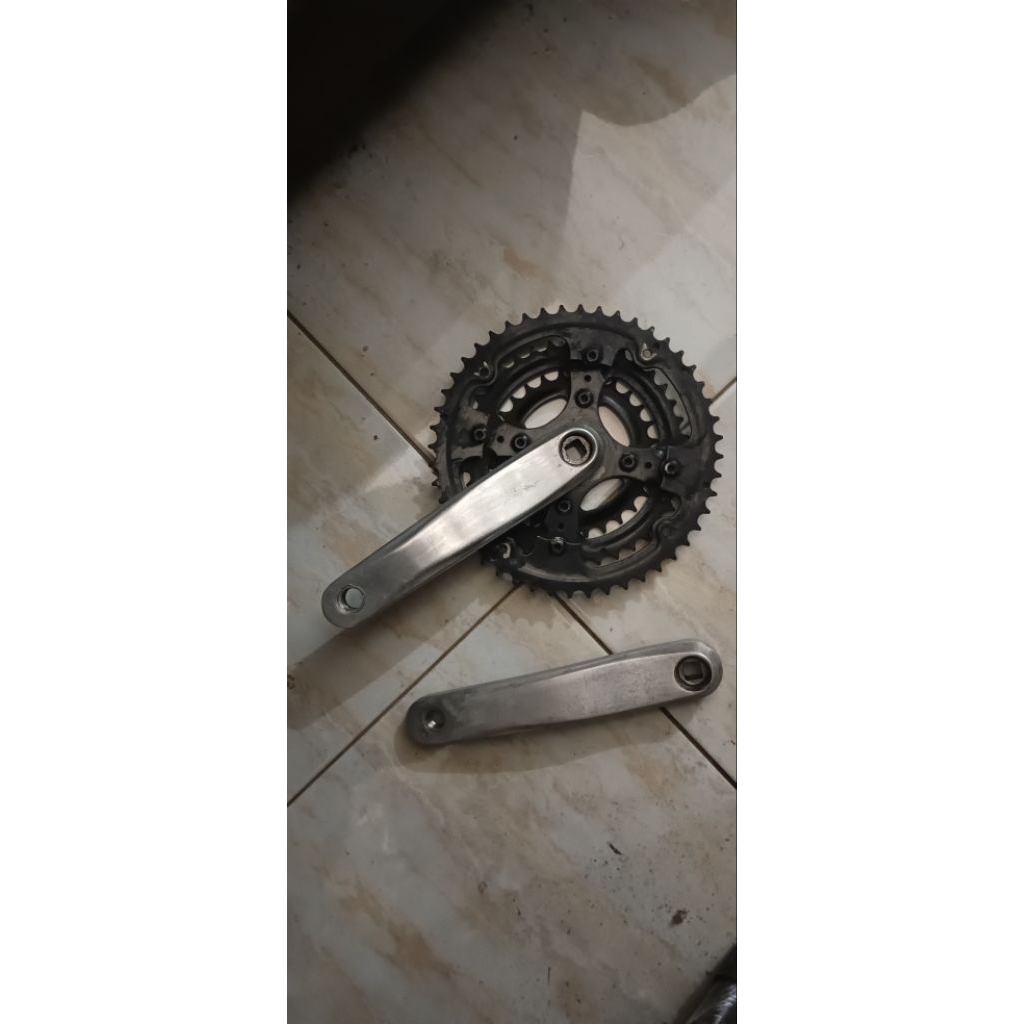 crank suntour 48 36 32 seken normal siap pakai
