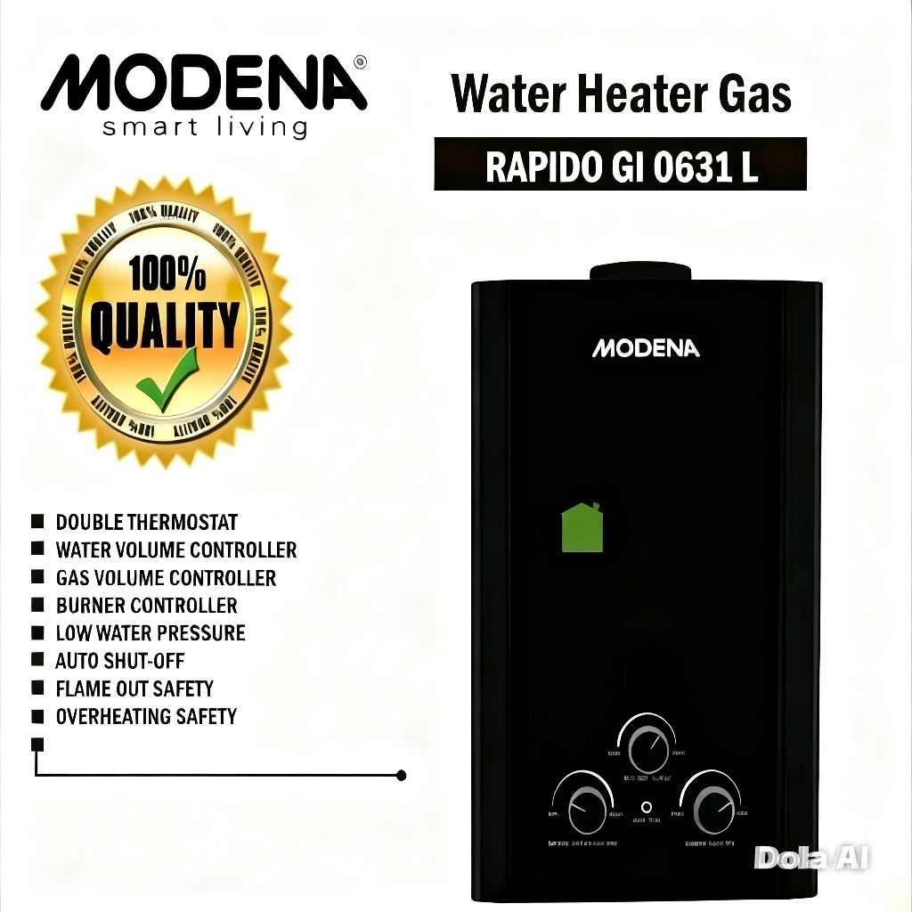 Modena Water Heater Gas 6Liter GI 0631L
