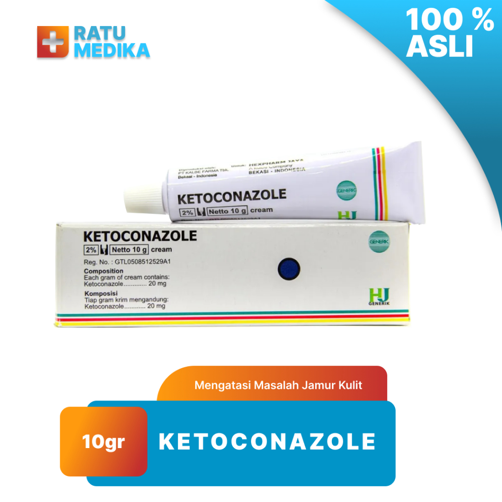 Ketoconazole Krim 2% - Obat Anti Jamur