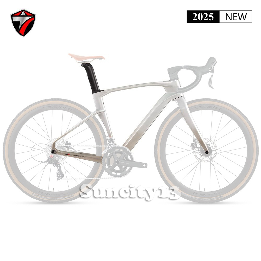 PREORDER Frame Twitter Gravel V3 Carbon Disc Brake Frame Gravel Frame Set