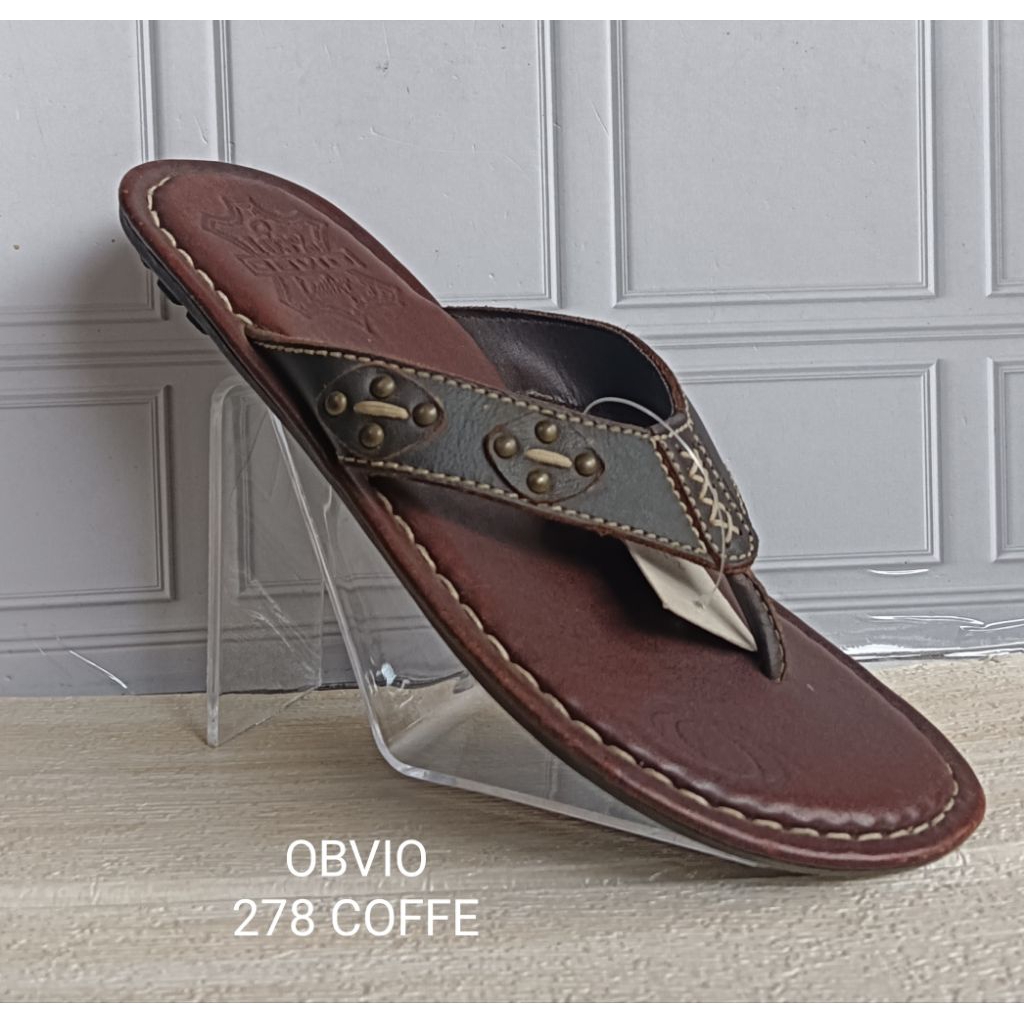 PROMO....sandal jepit anak bahan kulit asli brand OBVIO