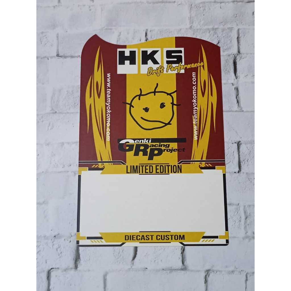 [Custom Card] Blister custom untuk diecast custom Universal tema HKS