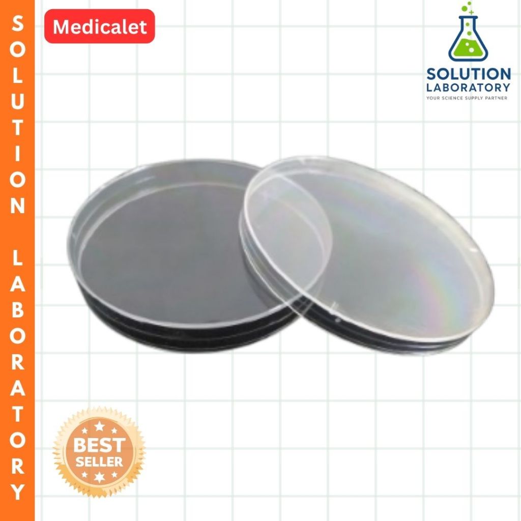 Petridish Plastik / Cawan Petri 90x15mm LabShark 1 Karton