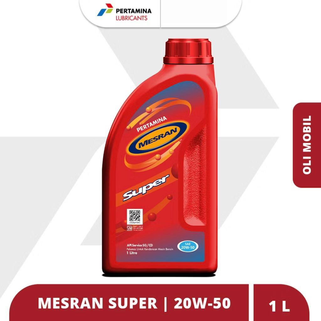 Oli Mesran Super 20W50 | 1 Liter | Oli Pertamina
