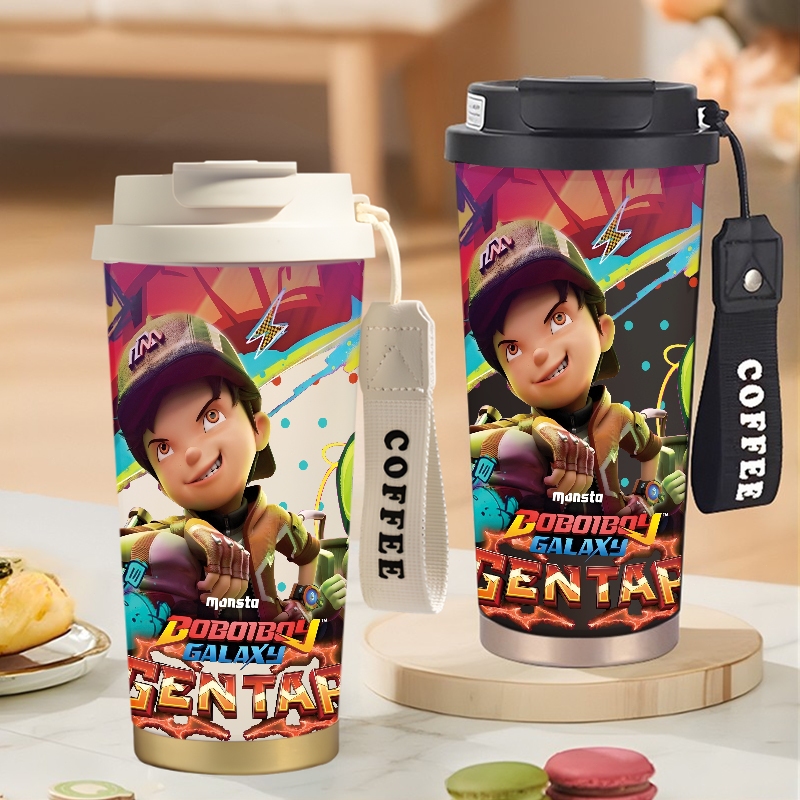 Tumbler BoBoiBoy Movie Edition Gentar Galaxy 500ml Stainless Steel SUS316 | Tahan Panas dan Dingin |