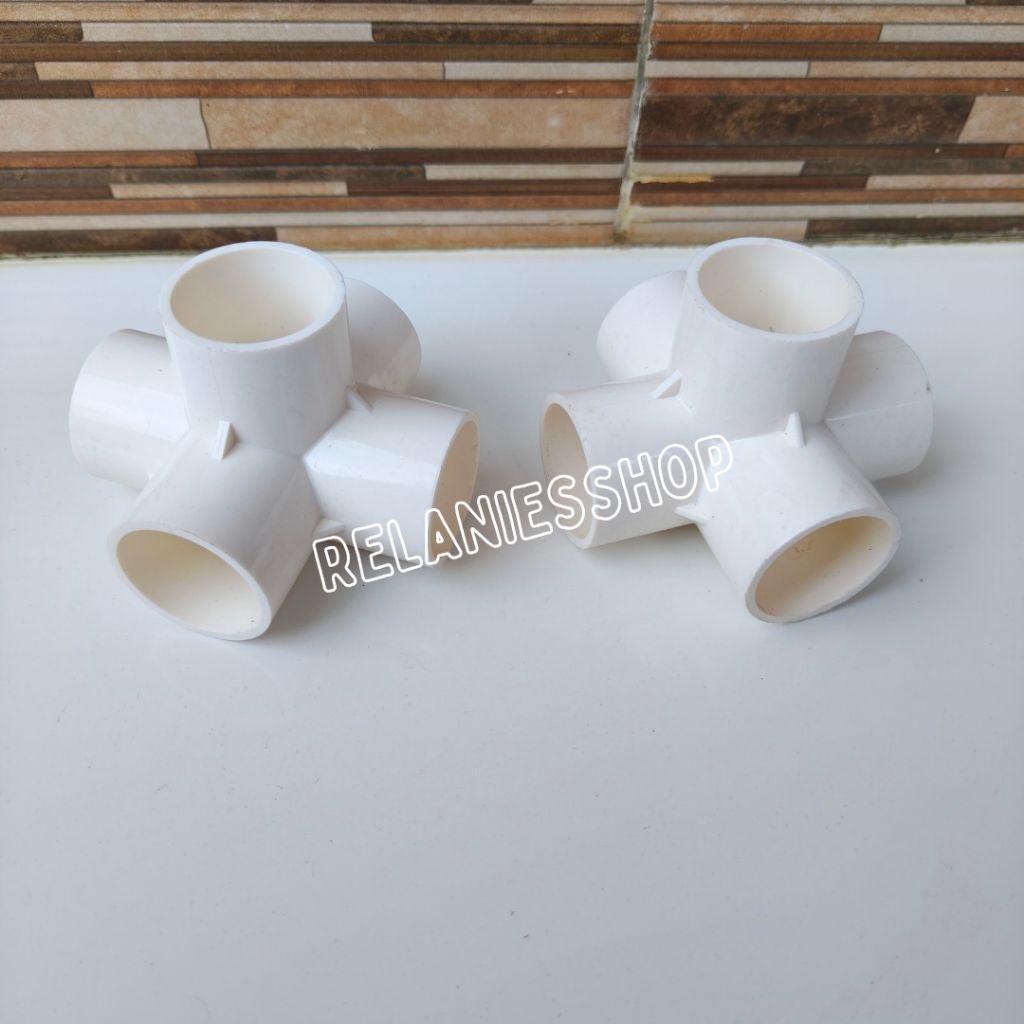 TEE 5 WAY SAMBUNGAN ATAU FITTING PIPA