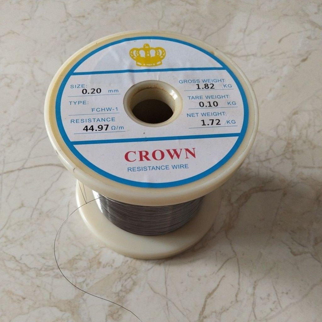Kawat Nikelin 0,2 Kawat Elemen Pemanas
