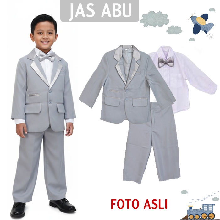 Jas Anak Murah Setelan Tuksedo Anak Jas Bayi Baju Pesta Bayi Setelan Jas Pesta Anak Jas Anak Abu