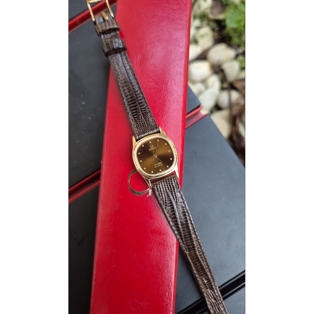 Omega De Ville gold bronze dial Vintage Ladies Watch