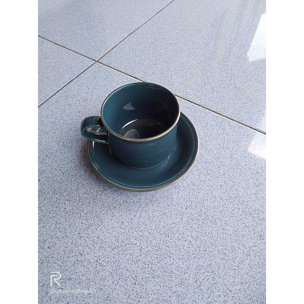 Terlaris Cangkir Set Sango Keramik 1 Cangkir 1 Lepek