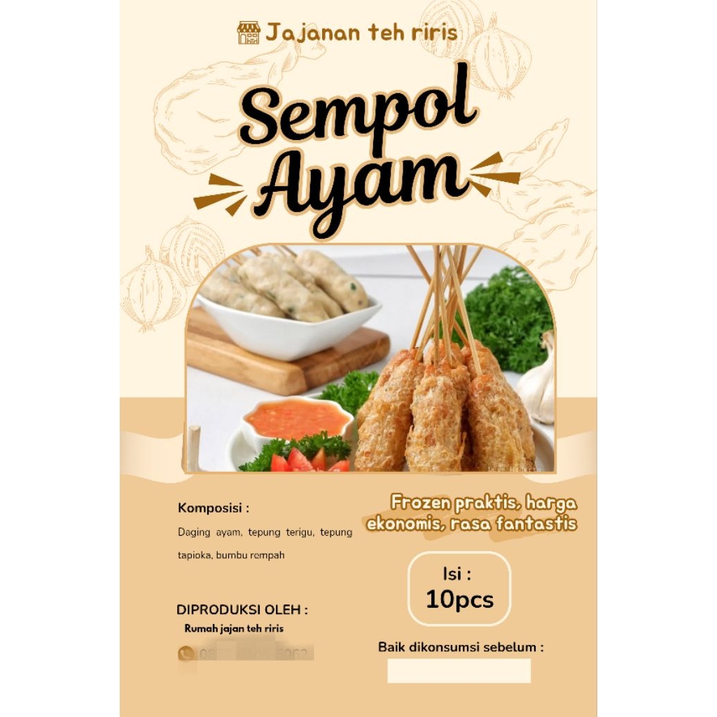 Sempol ayam Frozen food homemade
