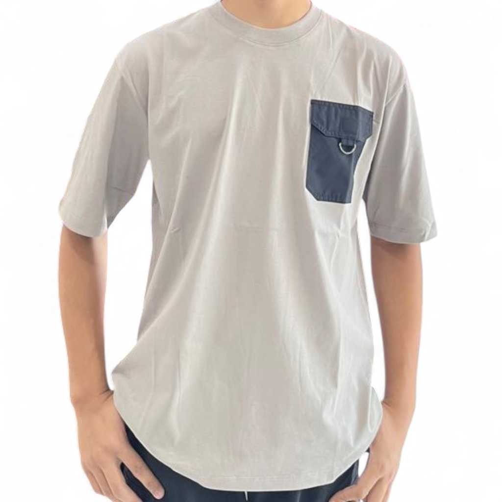 Ghostarmy T-Shirt Oversize Saku | Kaos Pria Lengan Pendek | Kaos Oversize