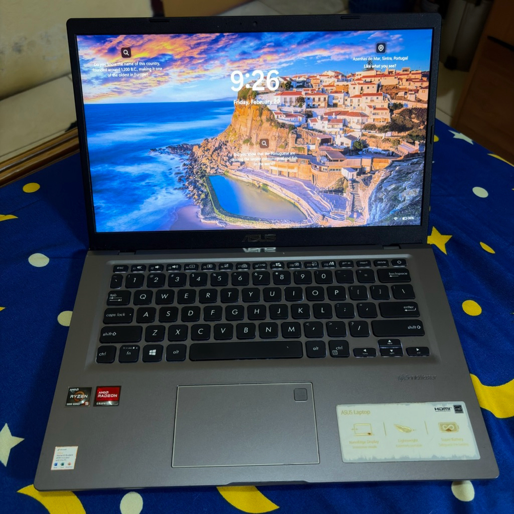 ASUS M415UA Ryzen 5 5500u Ram 8gb SSD 512gb  Bekas Preloved Laptop Kuliah Skripsi