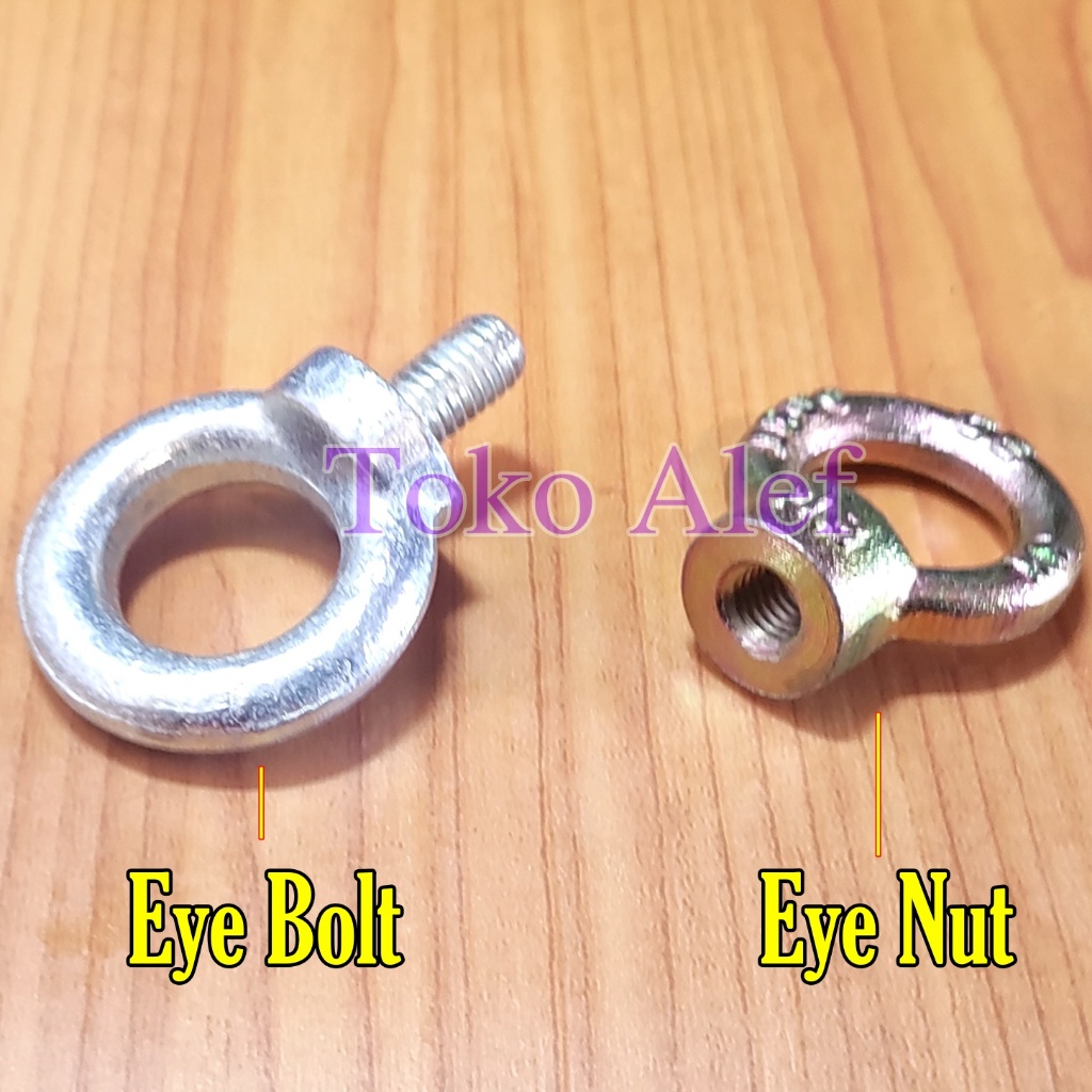 eye nut M8 eye bolt Mata mur baut bulat lingkaran