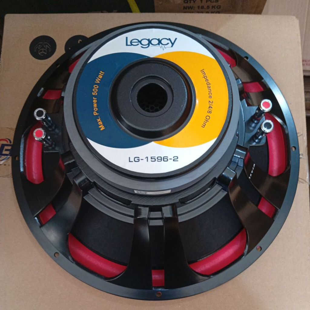 SPEAKER LEGACY 15 INCH LG 1596-2 SUBWOOFER 500 WATT