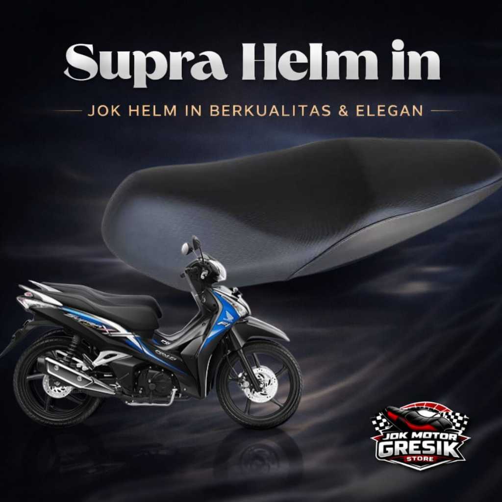 kulit jok sepeda motor supra X HELM IN/supra helmin