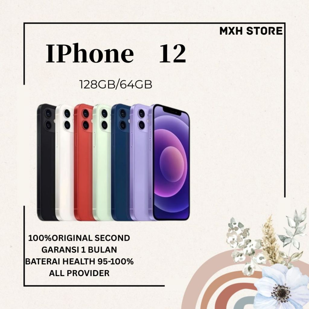 IPhone12 - XR 128GB/64G Second Mulus Good  Conditions No Recond Fullset LIKE NEW