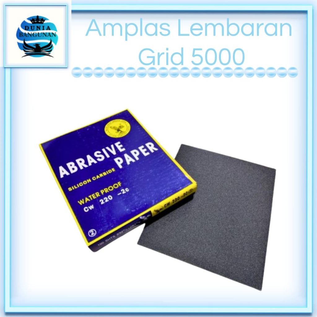 Amplas Duco / Abrasive Paper SLG Waterproof #5000 GERMANY STANDARD