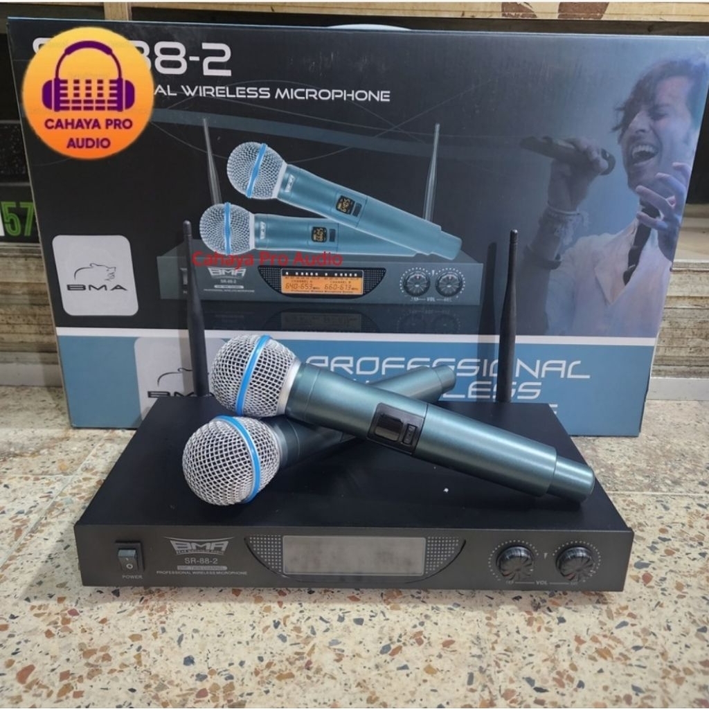 Microphone Mic Wireless BMA SR - 88 -2 Original SR882
