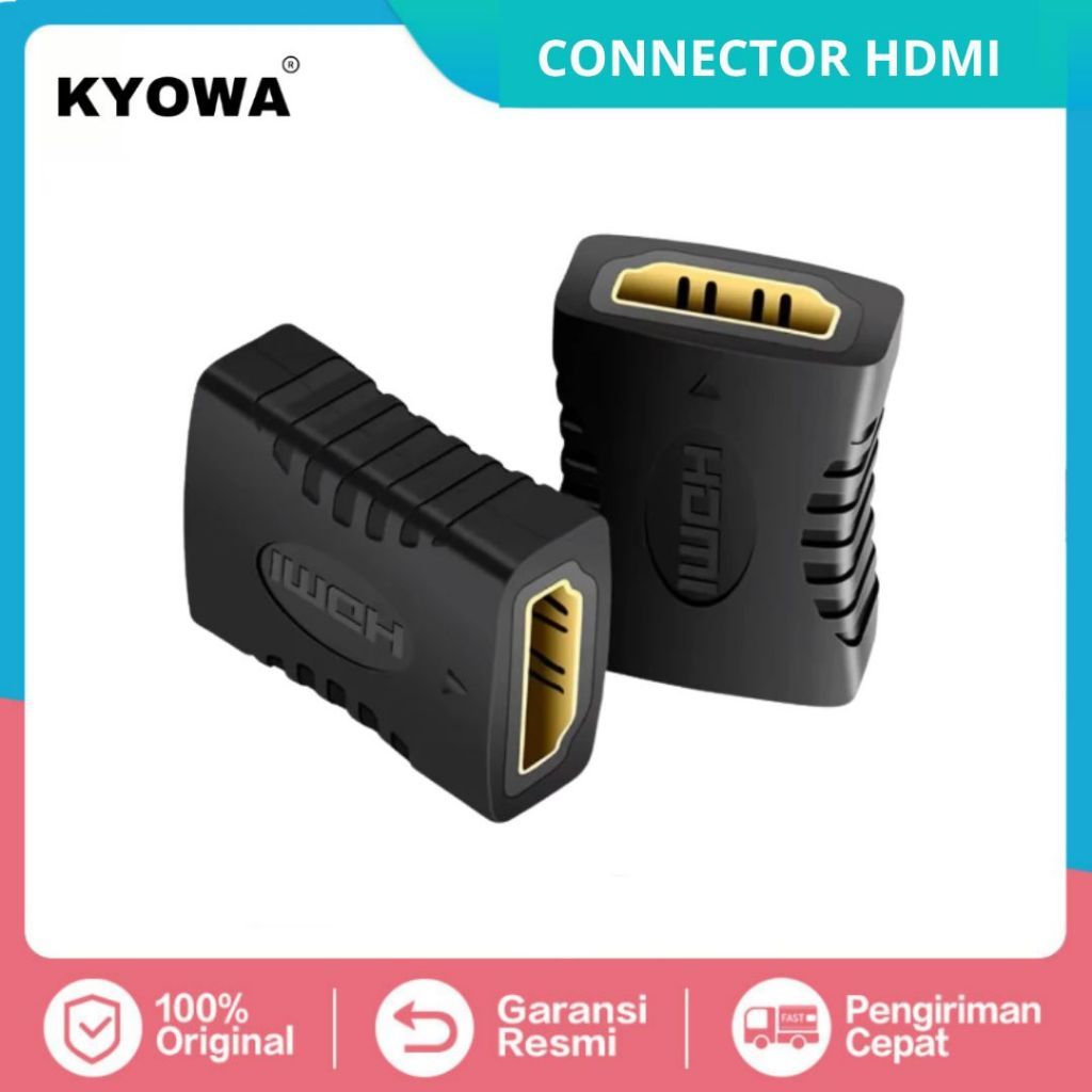 Konektor hdmi female to female Standar / Konektor HDMI cewe cewe / Konektor hdmi/Sambungan hdmi /Gen