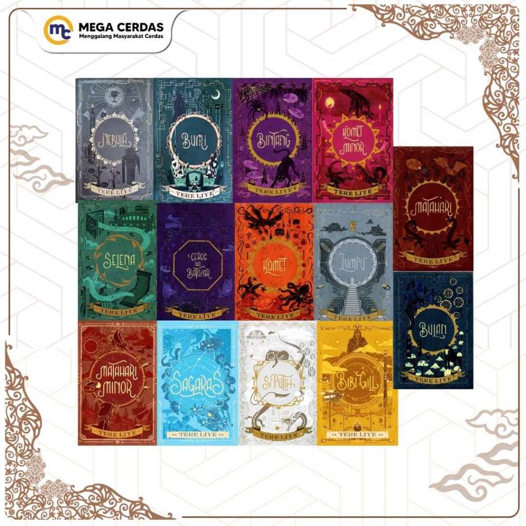 Mega Cerdas | Novel - Kumpulan Serial Bumi / Kumpulan Novel Tere Liye Original / Koleksi Novel Tere 