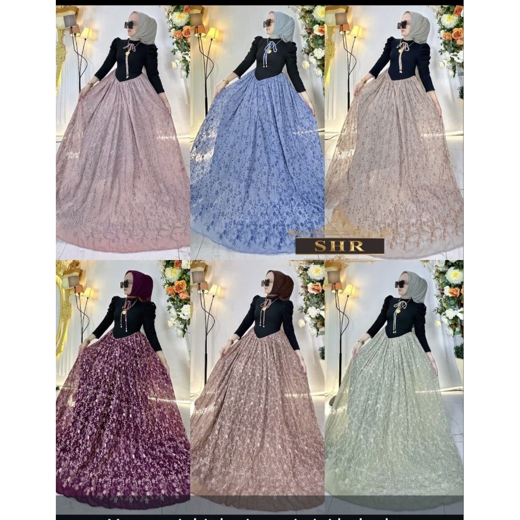 SHR MAXI DRESS GAMIS LANGSING