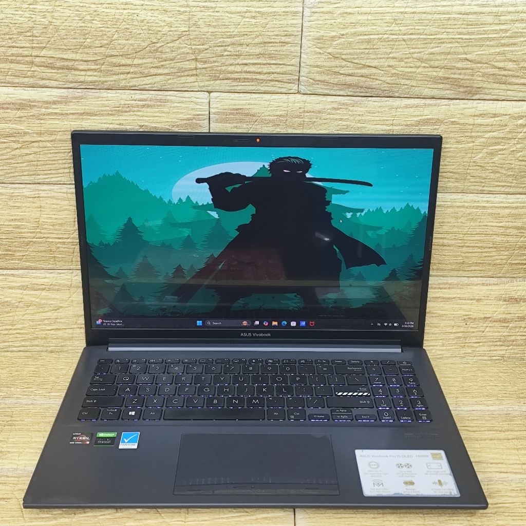 Laptop 2nd ASUS VIVOBOOK M3500QC AMD Ryzen 9 5900HX RAM 16GB SSD 512GB RTX 3050 OLED