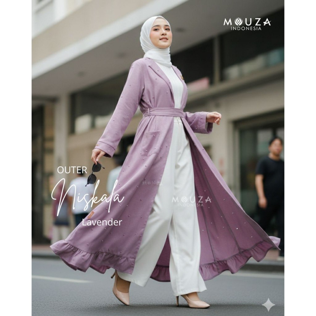 Niskala Outer & Dress I Outer Cantik I Dress Pesta