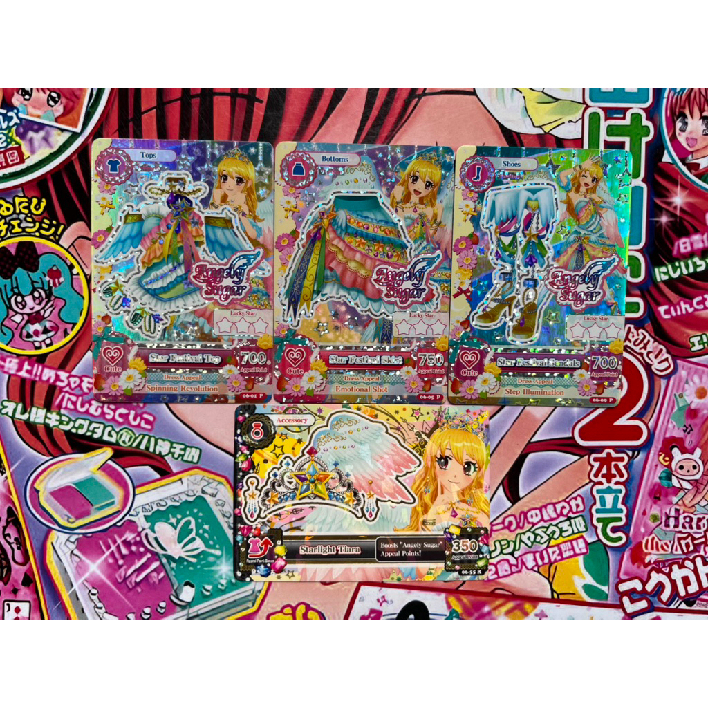 Kartu Aikatsu Ichigo Hoshimiya Premium Star Festival Coord Tops Bottoms Shoes Accessories Murah Cute