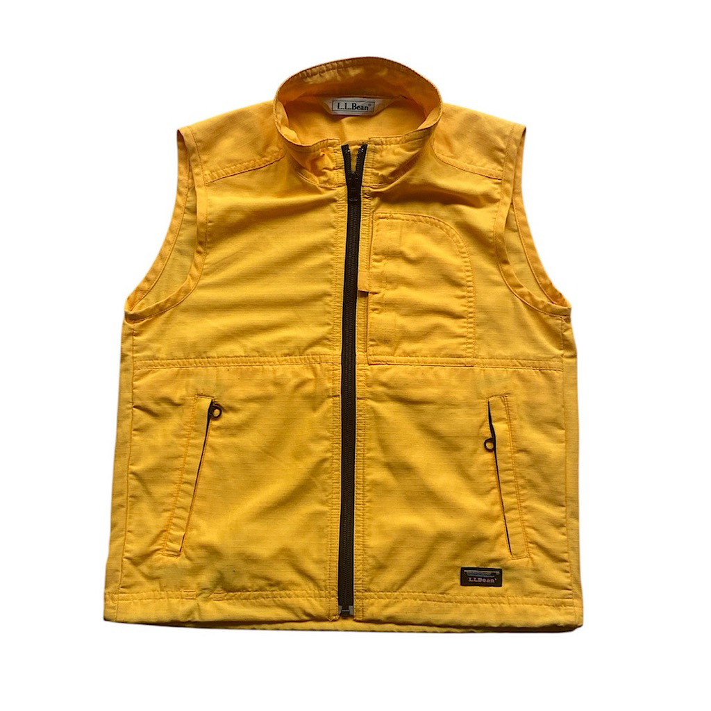 LL Bean Kids outdoor vest rompi second