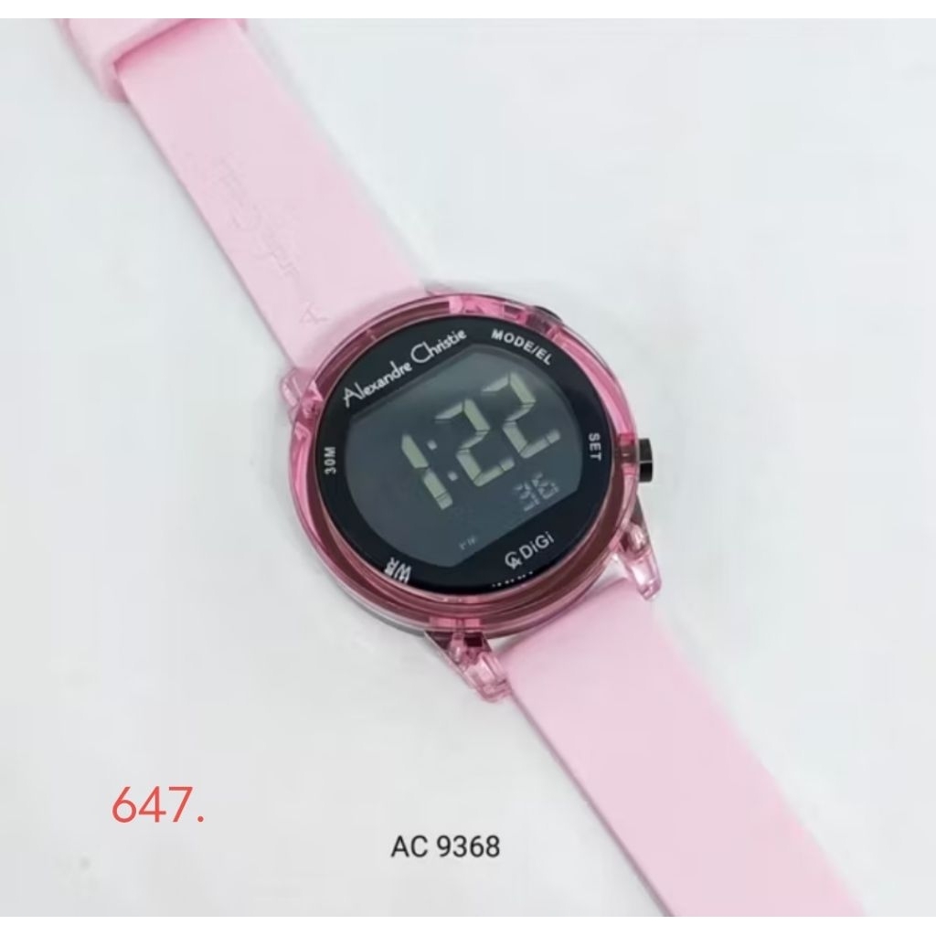 JAM TANGAN WANITA AC DIGI RUBBER 0329