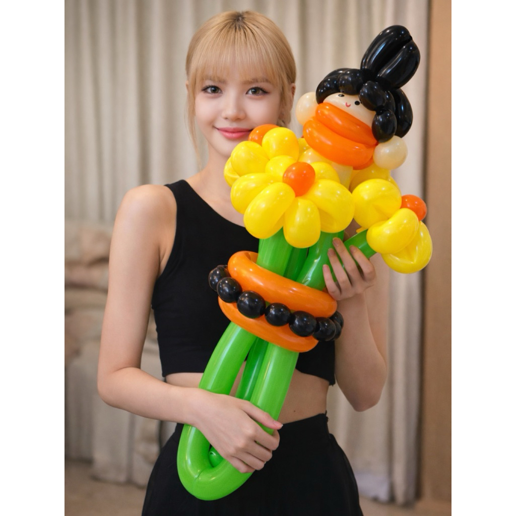 BACA DISKRIPSI / buket bunga / buket bunga balon tangkai pendek / buket balon / buket bunga balon tw
