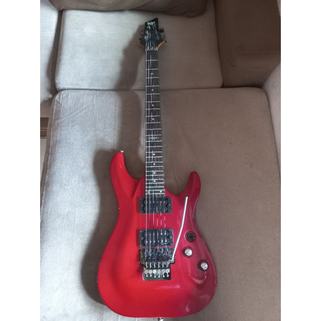 gitar merk SGR C1 FR by schecter asli original buatan china