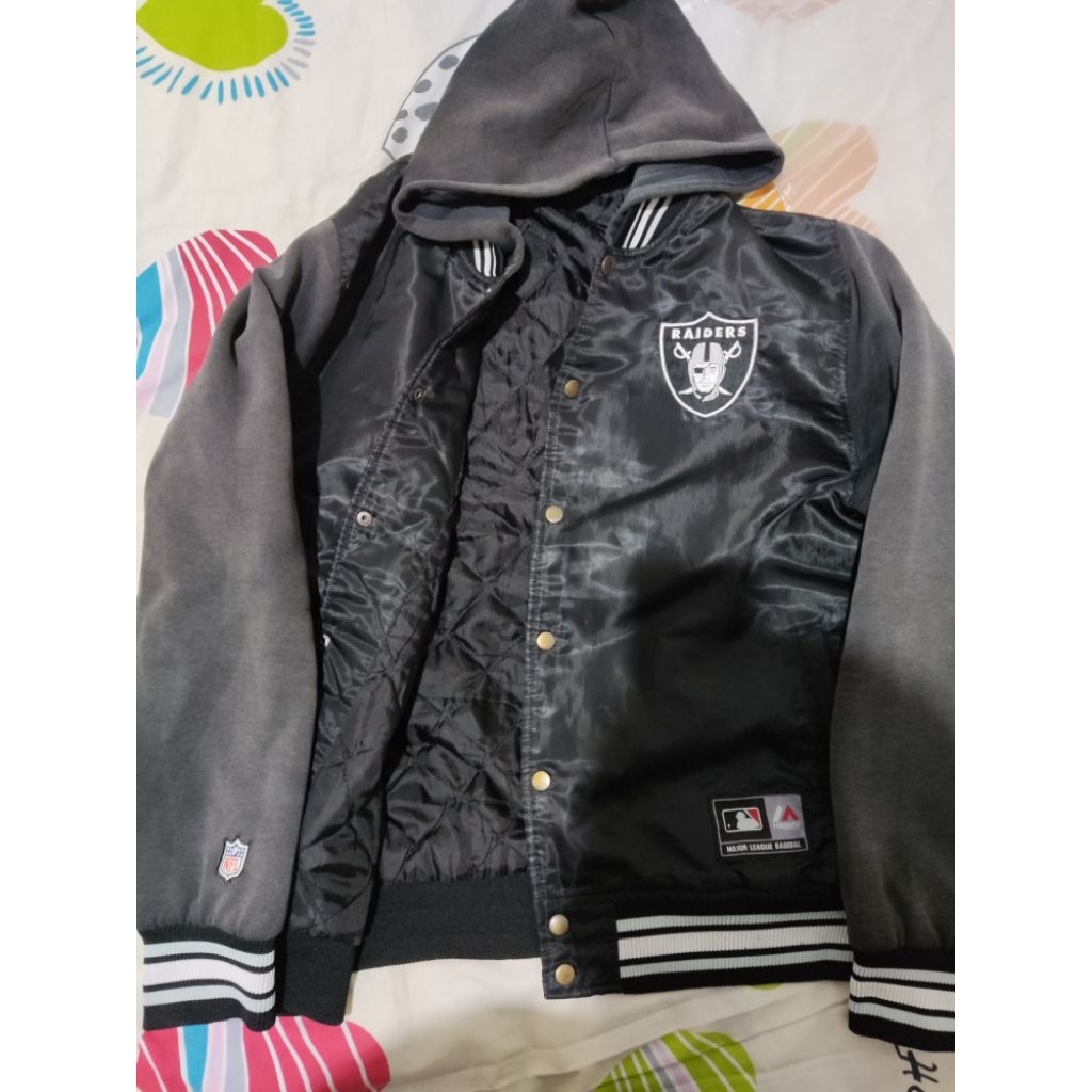 Jacket Bomber Hoodie NFL Raiders
