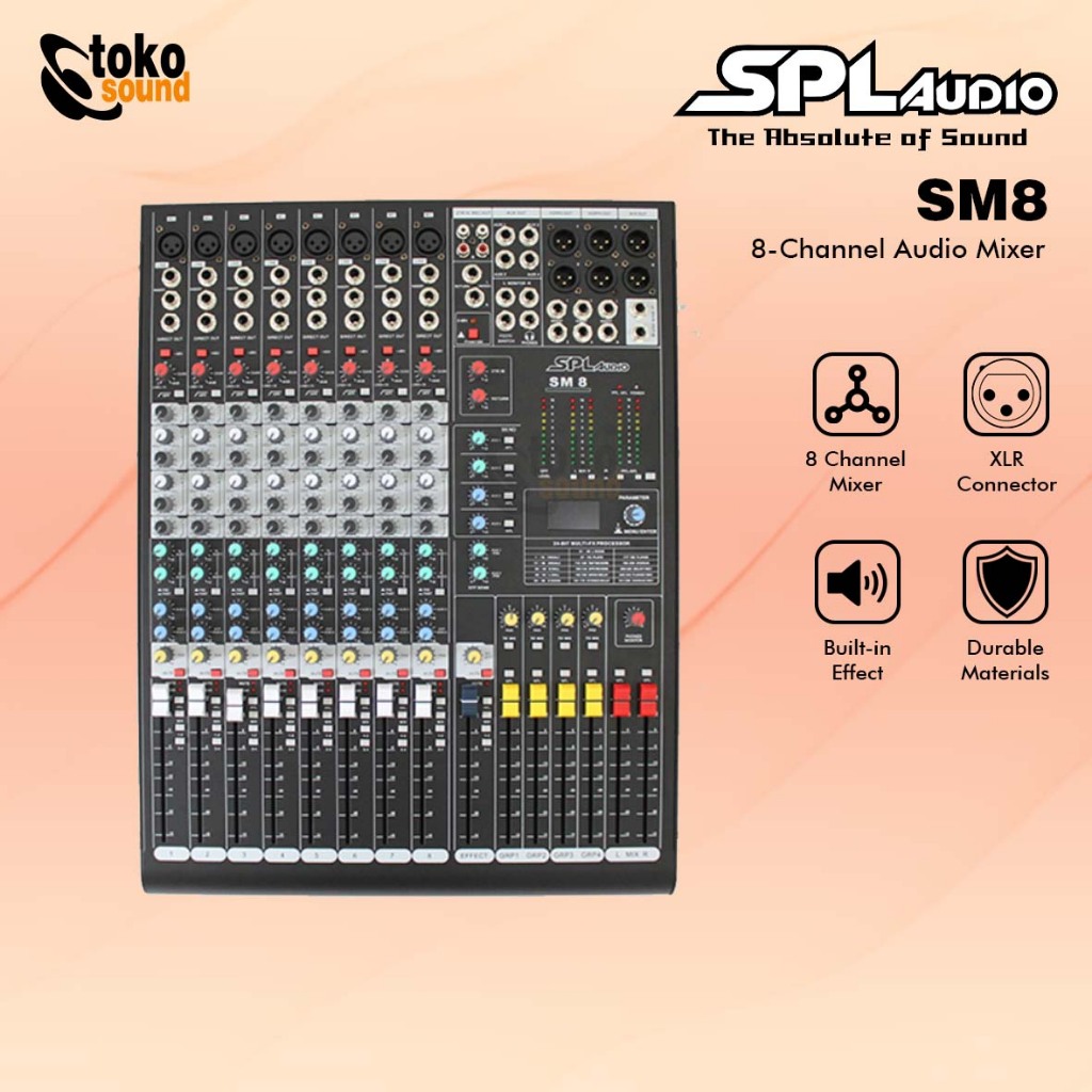SPL Audio SM8 SM 8 - 8 Channel Mixer Analog