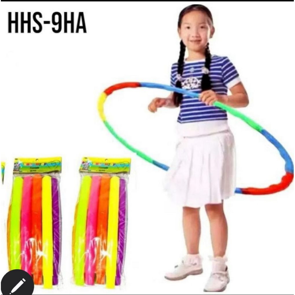 Mainan anka hula hoop besar bahan plasti aman