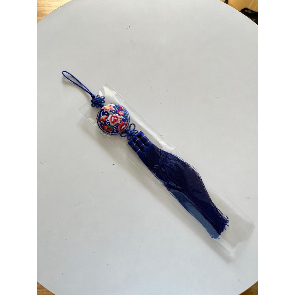 NORIGAE PANJANG BULAT SOUVENIR KOREA ASLI 100% KOREAN SOUVENIR TASSEL GANTUNGAN TAS GANTUNGAN HANBOK