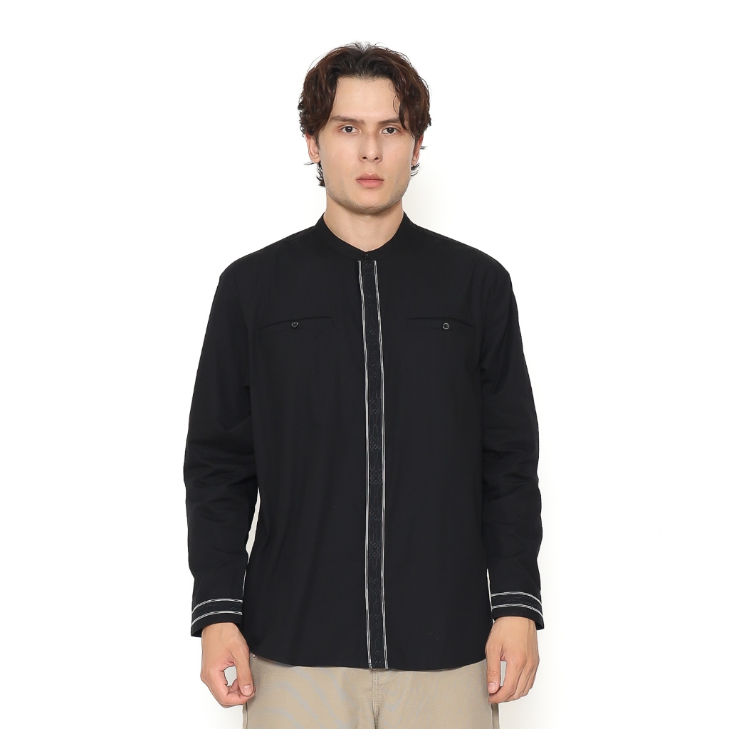 Planet Surf Clothing Kemeja Lengan Panjang Pria Cozeey Planet Surf