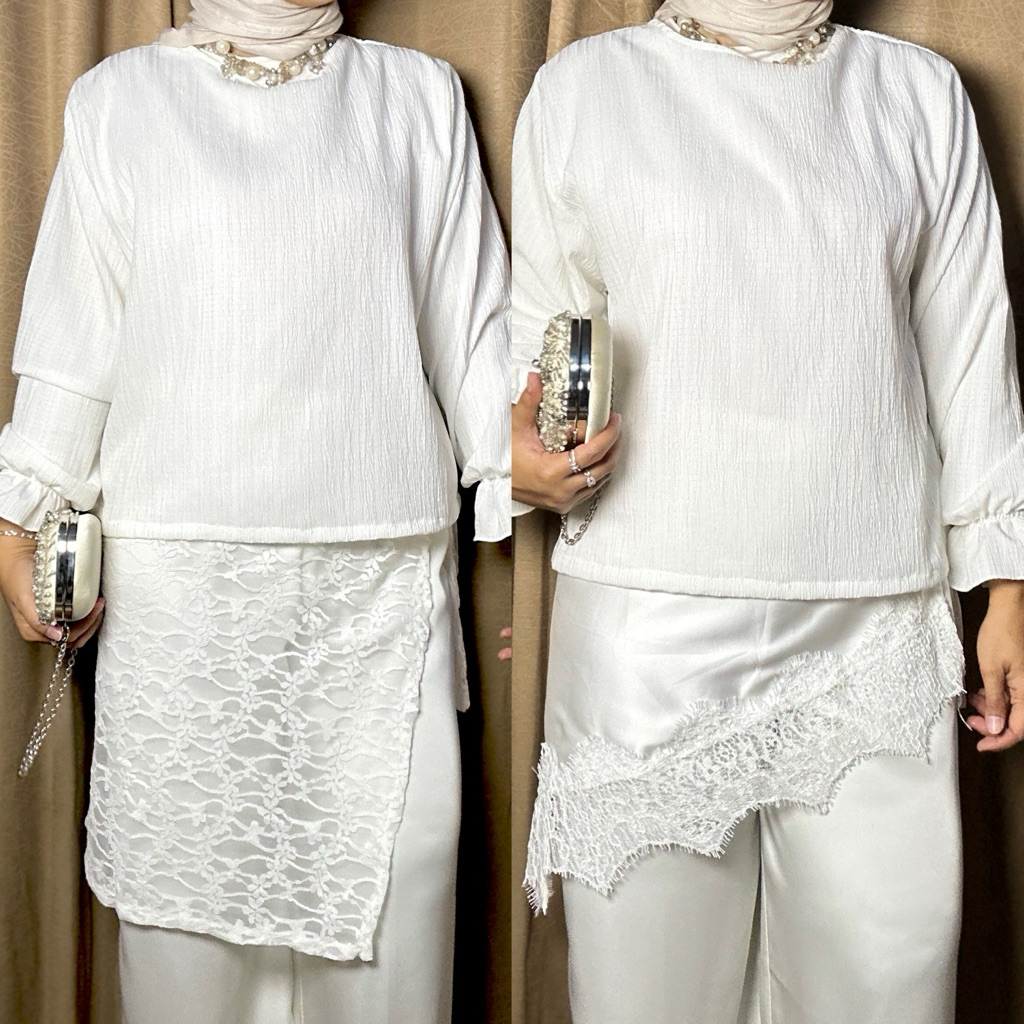 Lili Layered Skirt | Lace Skirt | rok korea