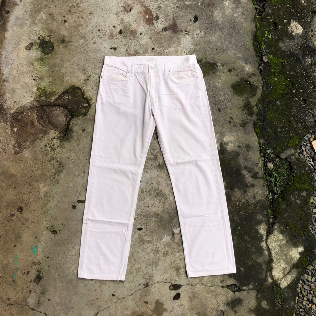 Uniqlo corduroy pants beige ( second/bekas )