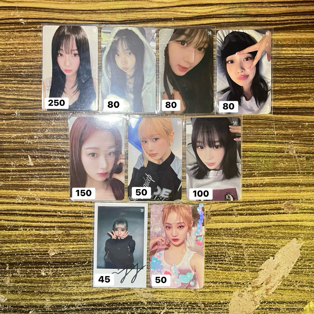 PC Photocard aespa Giselle Ningning - Giselle Hoodie QQ CTMI LTS Drama Starriver MMT Anime My World 