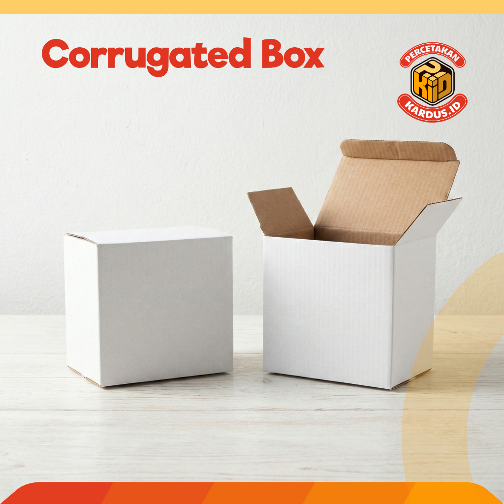 Sablon / Cetak Kardus Corrugated | Die Cut | Kotak Karton | Box Packing Souvenir Pizza