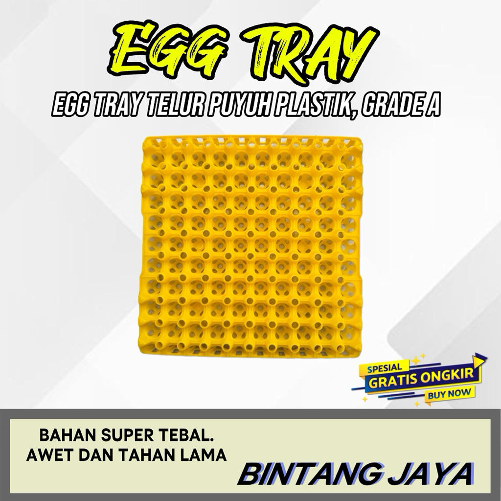 egg tray puyuh plastik isi 90butir etre, eg tree, egg tray plastik