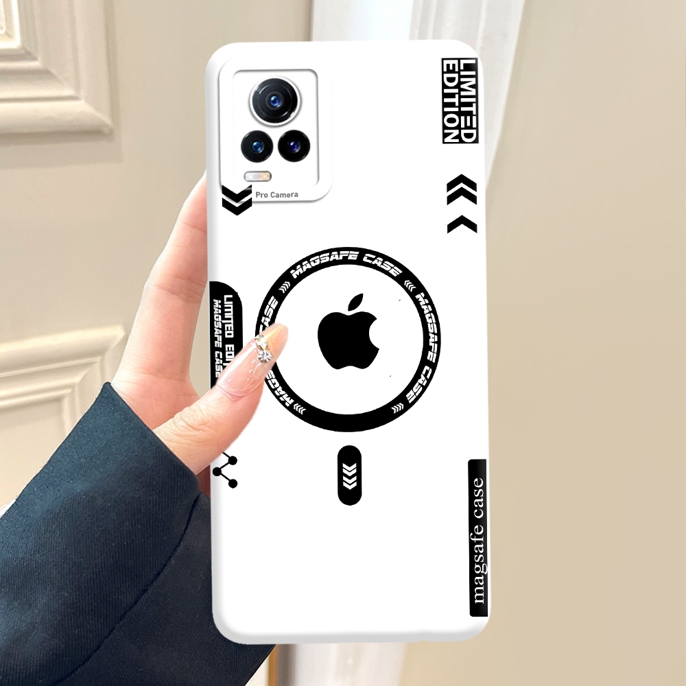 MURNI CASE VIVO V21 PREMIUM MAGSAFE RING IPHONE FASHION CASE - Softcase Silikon Softcase Trendi untu